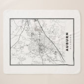 Couverture Sherpa Carte d'Auburn (Devant (Horizontal))
