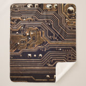 Couverture Sherpa Carte de circuit en or. Matériel informatique élec (Devant)