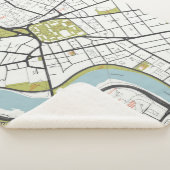 COUVERTURE SHERPA CARTE DE DÉTAIL DES MASSACHUSETTS DE L'UNIVERSITÉ  (3/4)