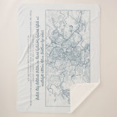 Couverture Sherpa Carte de Jérusalem : Citation de psaume en hébreu  (Devant)