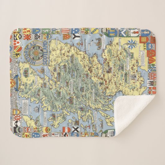 Couverture Sherpa Carte de l'Ecosse historique (Devant (Horizontal))