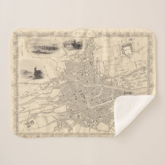 Couverture Sherpa Carte de liège, Irlande (Devant (Horizontal))