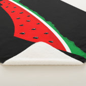 Couverture Sherpa Carte de Palestine Watermelon Symbole de la libert (3/4)