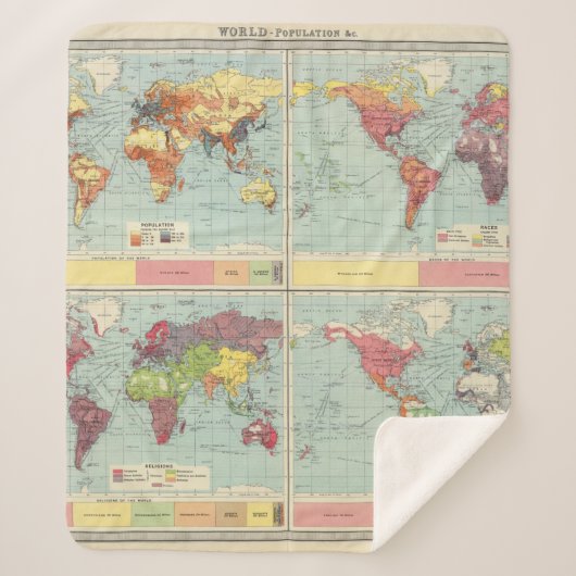 Couverture Sherpa Carte de population mondiale (Devant)