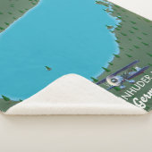 Couverture Sherpa Carte de Steinhuder Meer Allemagne Plaque (3/4)