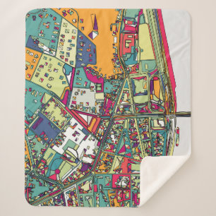 Couverture Sherpa Carte de ville de Budapest, Hongrie