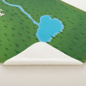 Couverture Sherpa Carte de voyage de Sminge Lake Danemark (3/4)