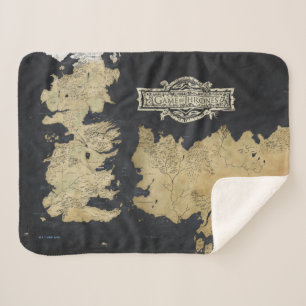 Couverture Sherpa Carte de Westeros
