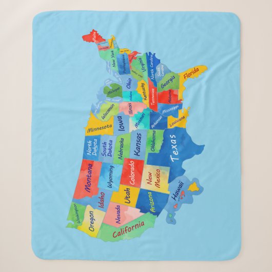 Couverture Sherpa Carte des États-Unis (Devant)