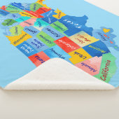 Couverture Sherpa Carte des États-Unis (3/4)