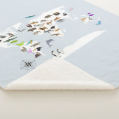 Couverture Sherpa Carte du monde pour enfants Animaux (3/4)