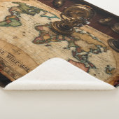 Couverture Sherpa Carte du monde Steampunk Olde (3/4)