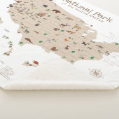 Couverture Sherpa Carte du parc national de Beige Explorez-le (3/4)