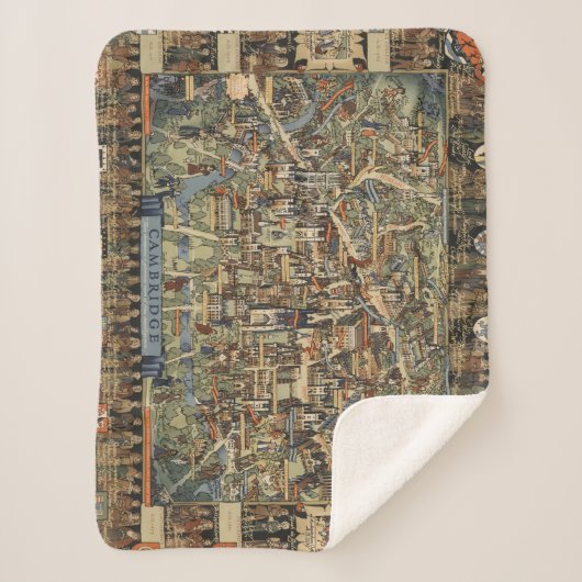 Couverture Sherpa Carte imagée de Cambridge, Angleterre (Devant)