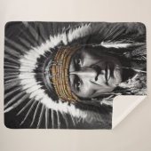 Couverture Sherpa Carte Sherpa Blanket (Devant (Horizontal))