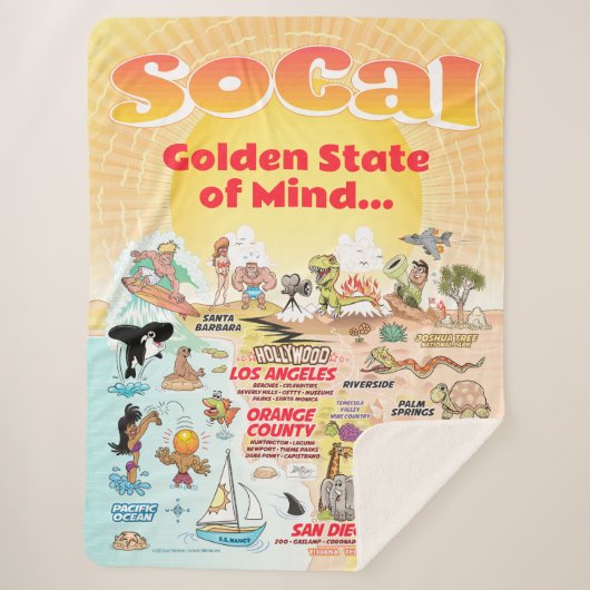 Couverture Sherpa Carte SoCal Sherpa personnalisable (Devant)