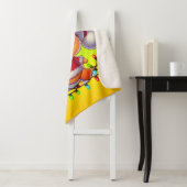 Couverture Sherpa Cartoon de canard de Noël Père Noël-68362 (En situation)