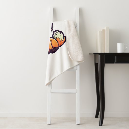 COUVERTURE SHERPA CARTOON FOX (En situation)