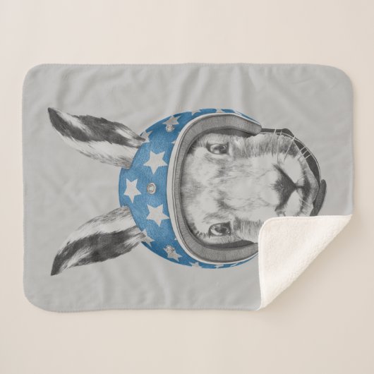 Couverture Sherpa Casse-cou de lapin (Devant (Horizontal))