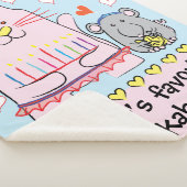 Couverture Sherpa Cat Ballerina Sherpa Blanche/Moyen (3/4)