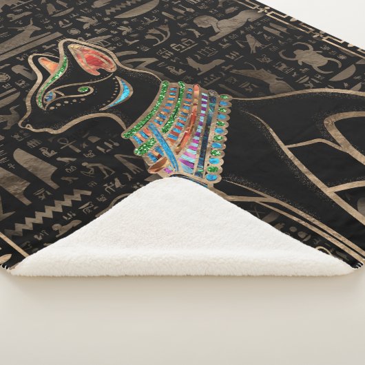 Couverture Sherpa Cat égyptien - Bastet (3/4)