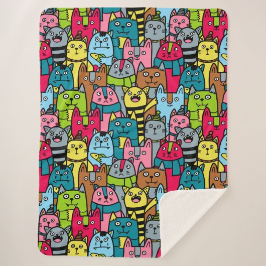 Couverture Sherpa Cat et kitten (Devant)