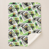 Couverture Sherpa Cat Noir & Motif Plagg (Devant)