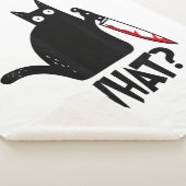Couverture Sherpa Cat What_ Funny Black Cat  (3/4)