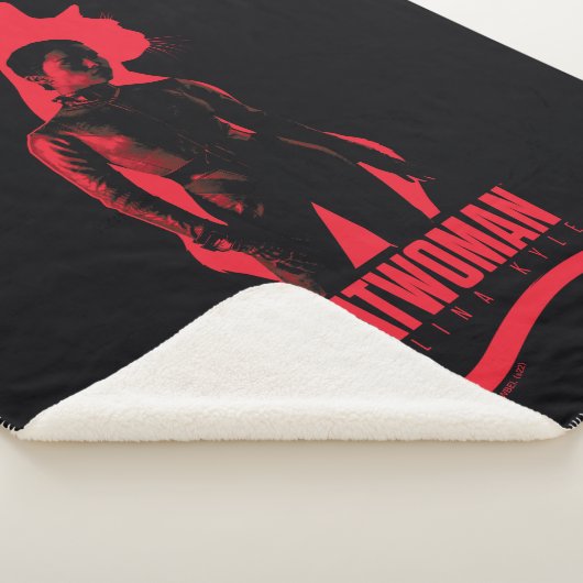 Couverture Sherpa Catwoman Selina Kyle Chat Silhouette (3/4)