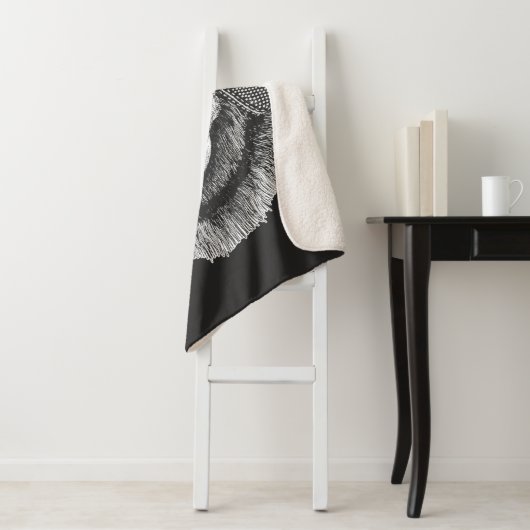 Couverture Sherpa Cavalier de moto de chimpanzé (En situation)