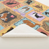 Couverture Sherpa Cavalier King Charles Spaniel Blanche (3/4)