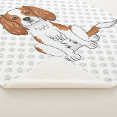 Couverture Sherpa Cavalier King Charles Spaniel & Pattes de Blenheim (3/4)