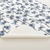 Couverture Sherpa Cellules bleues, Cloches, Bellflowers (3/4)