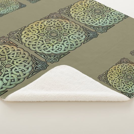 Couverture Sherpa Celtic Knotwork Mandala  (3/4)