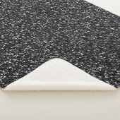 Couverture Sherpa Cendre Noir Pailleté (3/4)