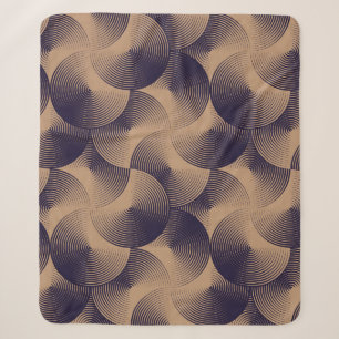 Couverture Sherpa Cercles Optiques Illusion : Géométrique sans joint