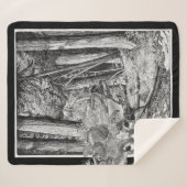 Couverture Sherpa Cerf (Devant (Horizontal))