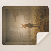 Couverture Sherpa Cerf dans la forêt (Devant (Horizontal))