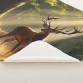 Couverture Sherpa Cerf dans la forêt matinale (3/4)