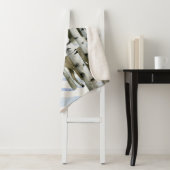 Couverture Sherpa Cerf en chute de neige (En situation)