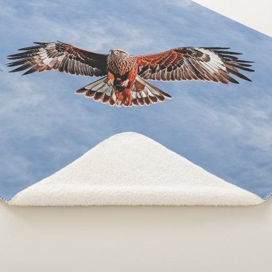 Couverture Sherpa Cerf-volant rouge (3/4)