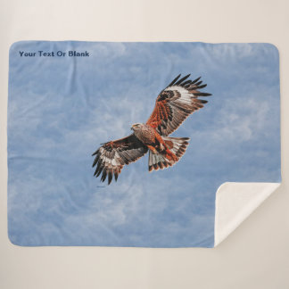 Couverture Sherpa Cerf-volant rouge