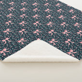 Couverture Sherpa Cerise Coquette (3/4)
