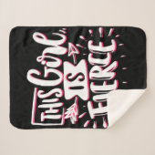 Couverture Sherpa Cette Fille Est L'Autonomisation De Fille Fierce (Devant (Horizontal))