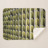 Couverture Sherpa Chaises de gang vertes (Devant (Horizontal))