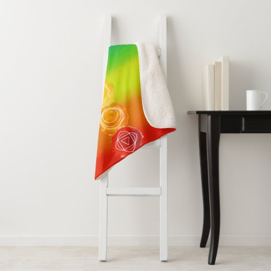 Couverture Sherpa Chakra Small (En situation)