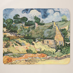 Couverture Sherpa Chalets à Cordeville Vincent van Gogh