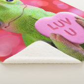 Couverture Sherpa Chameleon Heart (Luv U) (3/4)