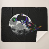 Couverture Sherpa Champ Moonlit Scooter - Scooter Boy (Devant (Horizontal))