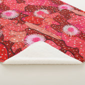 Couverture Sherpa Champ Succulent en floraison (3/4)